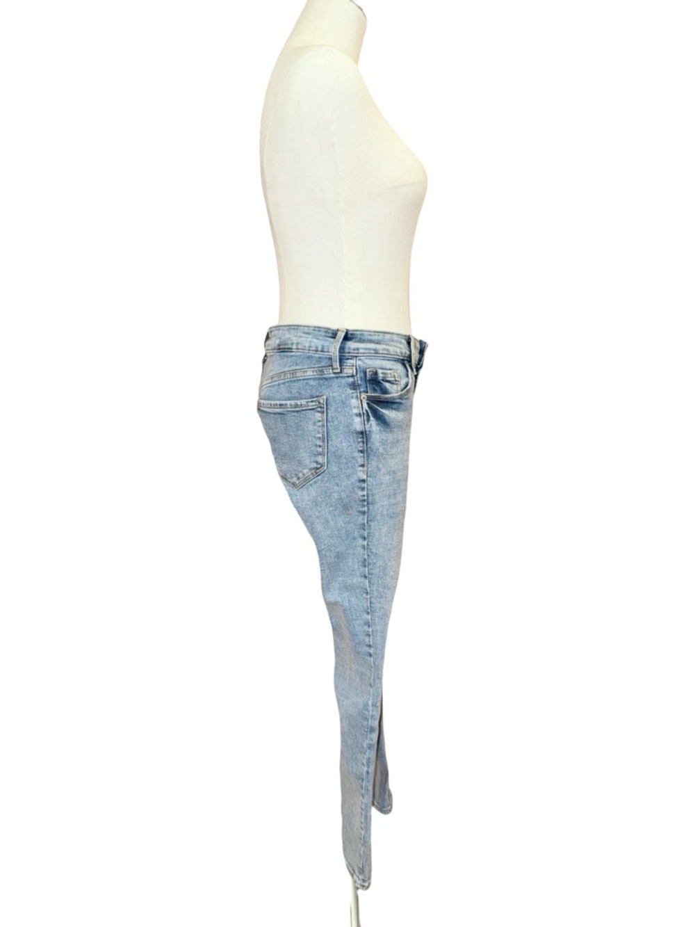 Old Navy Rockstar Super Skinny Mid-Rise Stonewash Jeans Size 2 - Picture 2 of 12